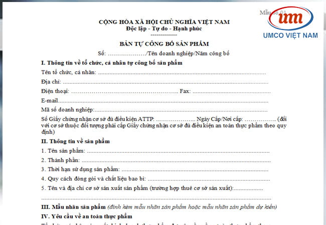 công bố bánh kẹo