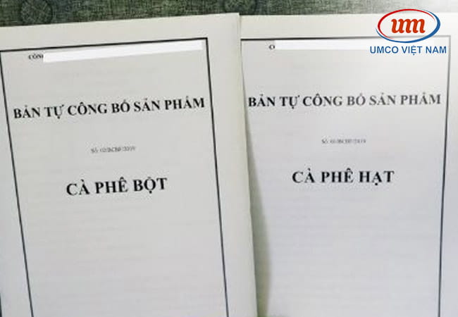 bản tự công bố sản phẩm cà phê