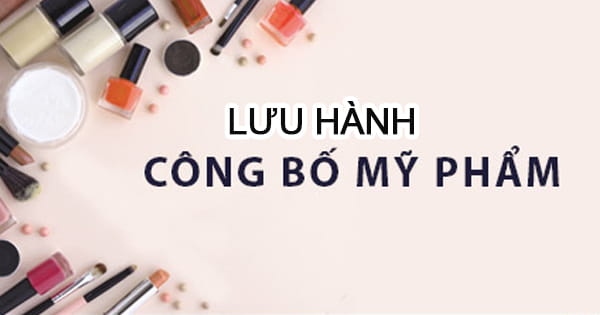 dịch vụ công bố mỹ phẩm