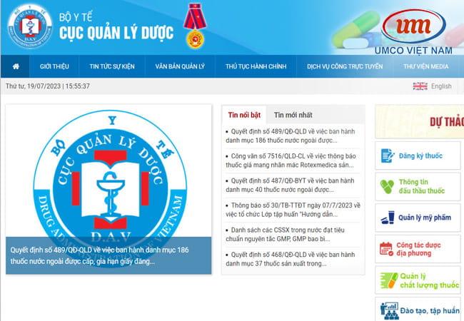 tra cứu công bố mỹ phẩm cục quản lý dược