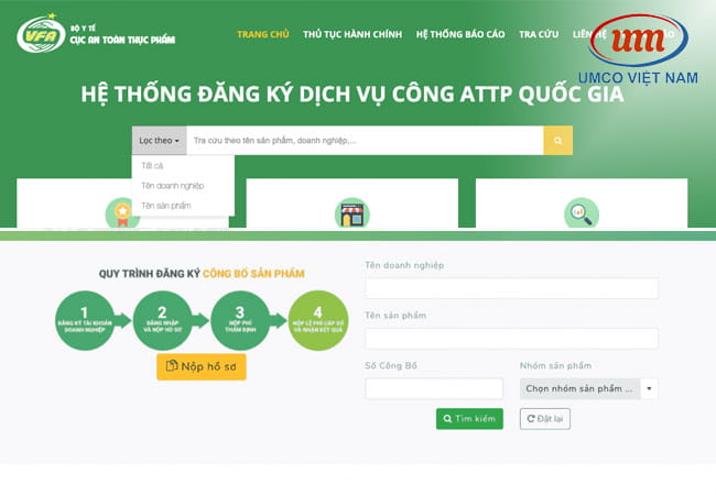 tra cứu công bố sản phẩm