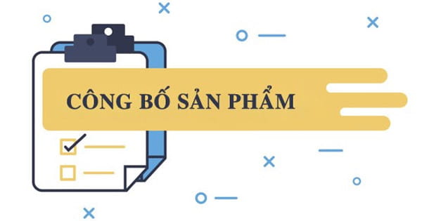 tự công bố chất lượng sản phẩm